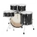 Sonor AQ2 22'' 5pc Drum Kit With Free Hardware & Throne, Transparent Black