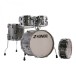 Sonor AQ2 20'' 5pc Complete Drum Kit With Free Hardware & Throne, Titanium Quartz