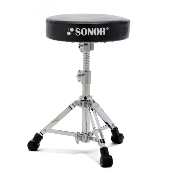 Sonor AQ2 20'' 5pc Complete Drum Kit With Free Hardware & Throne, Transparent Black