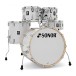 Sonor AQ2 22'' 5pc Complete Drum Kit With Free Hardware & Throne, White Pearl