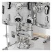 Sonor AQ2 22'' 5pc Complete Drum Kit With Free Hardware & Throne, White Pearl