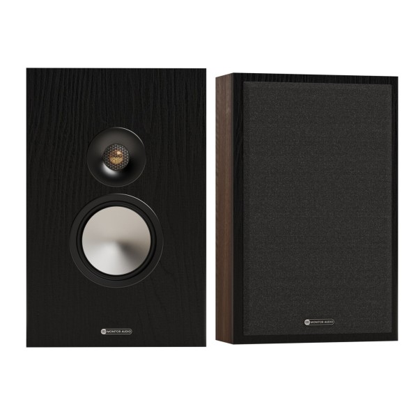 Monitor Audio Bronze 7G On-Wall Speakers (Pair), Walnut