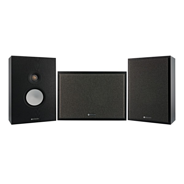 Monitor Audio Bronze 7G On-Wall LCR Speaker Package, Black
