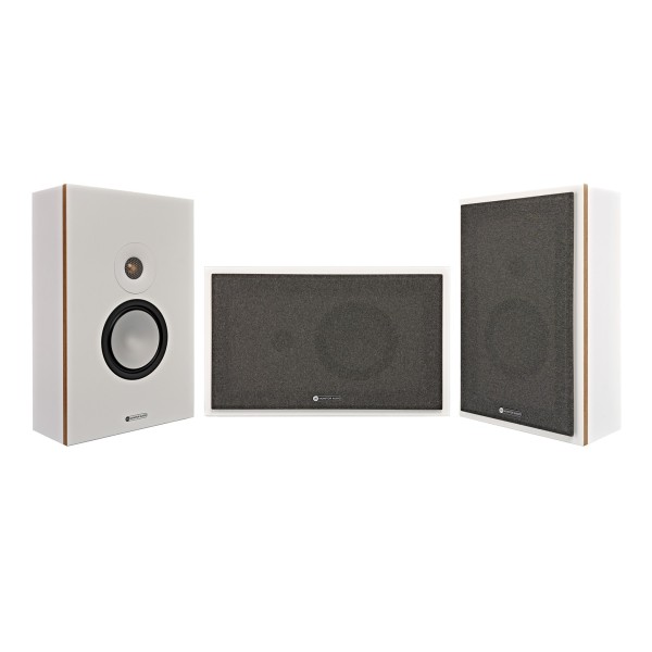 Monitor Audio Bronze 7G On-Wall LCR Speaker Package, White