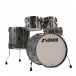 Sonor AQ2 22'' 5pc Complete Drum Kit With Free Hardware & Throne, Titanium Quartz