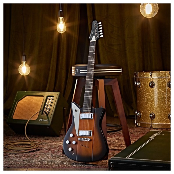 Hartwood Deytona II Electric Guitar Tobacco Burst, Left Handed