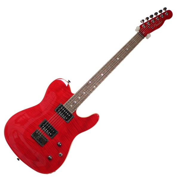Fender FMT Custom Telecaster HH, Crimson Red Transparent | Gear4music