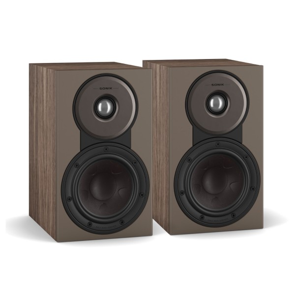 DALI Sonik 1 Bookshelf Speakers, Walnut - pair 