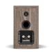 DALI Sonik 1 Bookshelf Speakers, Walnut - rear 