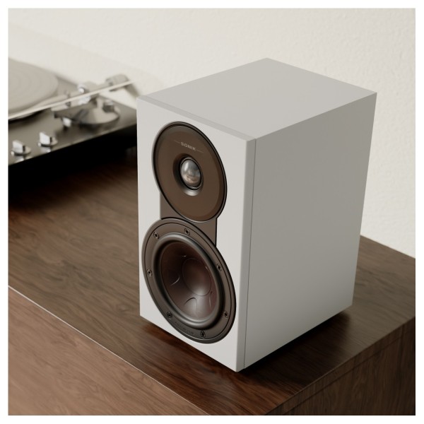 DALI Sonik 1 Bookshelf Speakers, Walnut lifestle 1 