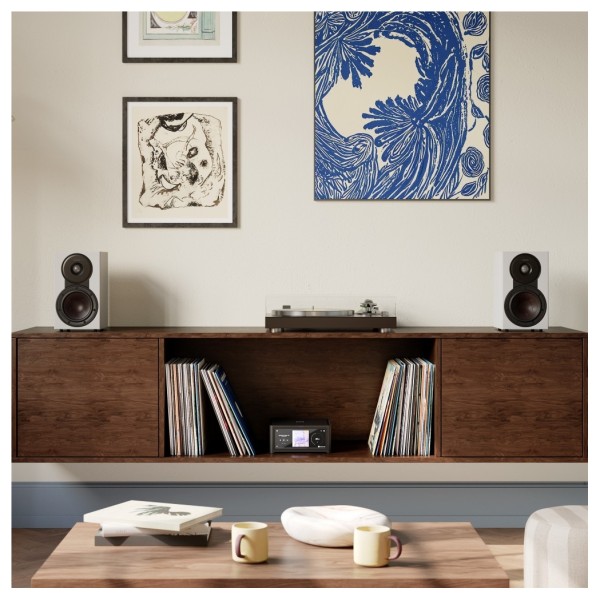 DALI Sonik 1 Bookshelf Speakers, Walnut lifestyle 2 