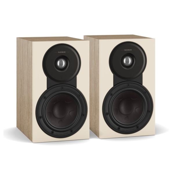 DALI Sonik 1 Bookshelf Speakers, Natural Oak pair 
