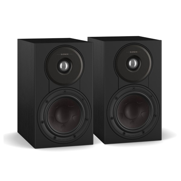 DALI Sonik 1 Bookshelf Speakers, Black Ash - main 