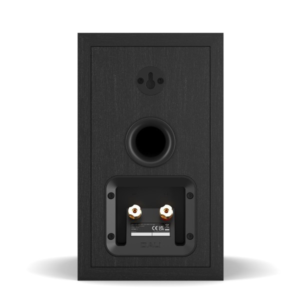 DALI Sonik 1 Bookshelf Speakers, Black Ash - rear 