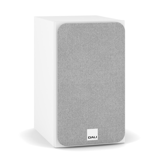 DALI Sonik 1 Bookshelf Speakers, White - grille 