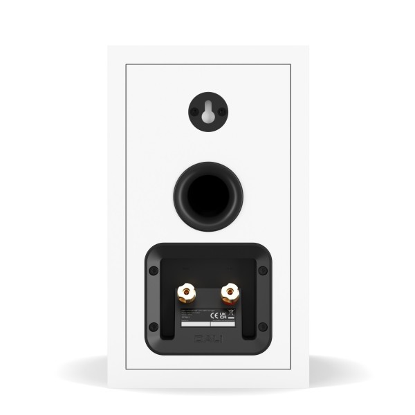 DALI Sonik 1 Bookshelf Speakers, White - rear 