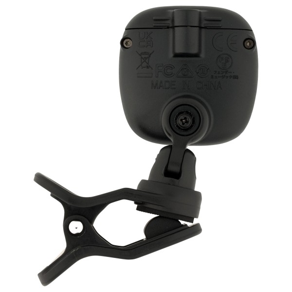 Fender FT-1 Pro Clip-On Tuner, Black - back