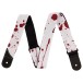 Jackson Splatter Strap, White and Red, 2