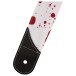 Jackson Splatter Strap, White and Red, 2