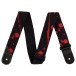 Jackson Splatter Strap, Black and Red, 2
