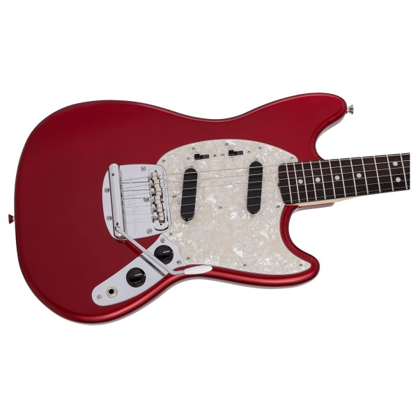 Fender Made in Japan Traditional 70s Mustang, Candy Apple Red - body