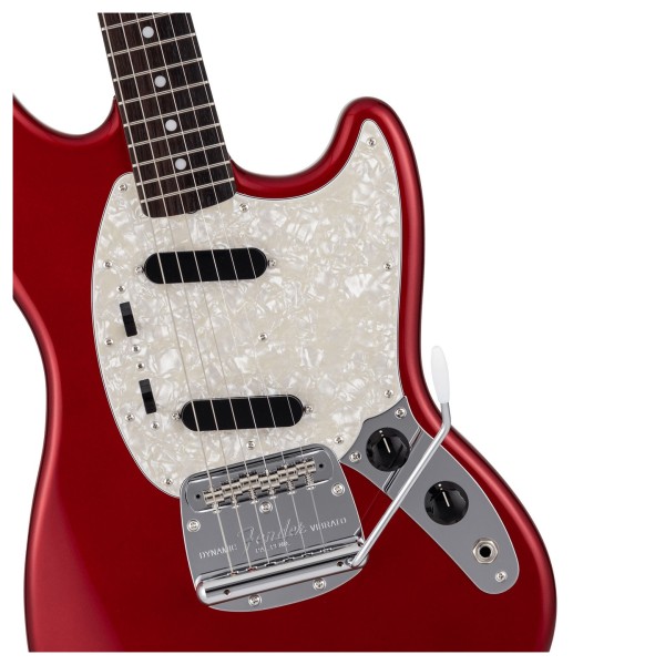 Fender Made in Japan Traditional 70s Mustang, Candy Apple Red - hardware