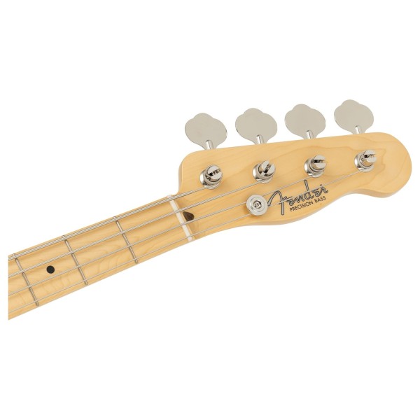 Fender Made in Japan Traditional Original 50s Precision Bass Maple Fingerboard, 2-Color Sunburst - headstock