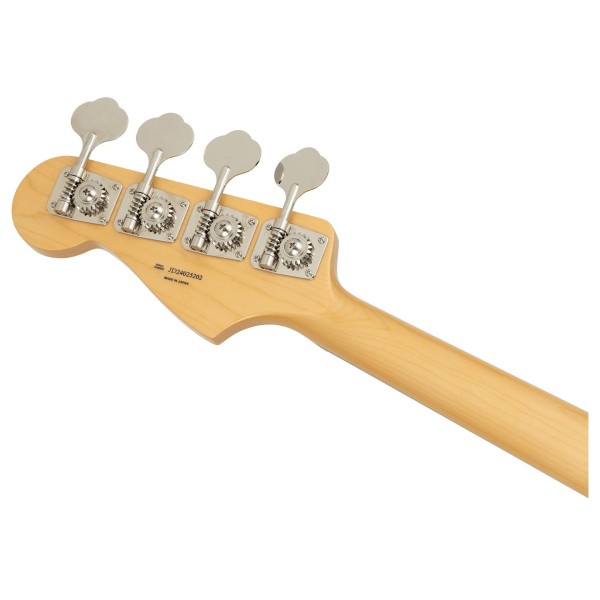 Fender Made in Japan Traditional 2025 Collection 60s Jazz Bass, Stardust Blue - back of headstock