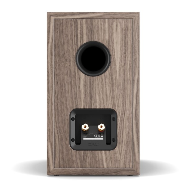 DALI Sonik 3 Bookshelf Speakers, Walnut rear 