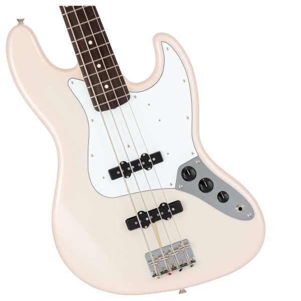 Fender Made in Japan Traditional 2025 Collection 60s Jazz Bass, Stardust Pink - hardware