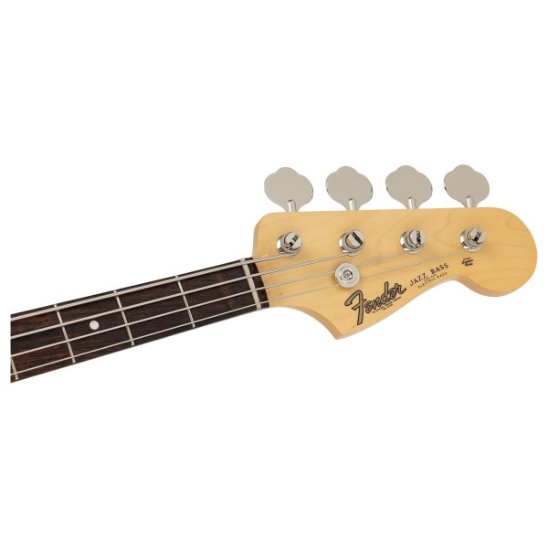 Fender Made in Japan Traditional 2025 Collection 60s Jazz Bass, Stardust Pink - headstock