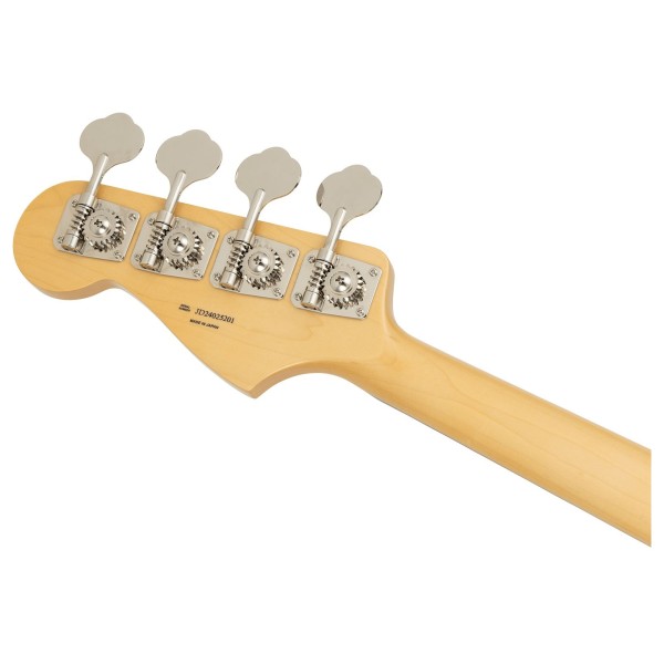 Fender Made in Japan Traditional 2025 Collection 60s Jazz Bass, Stardust Pink - back of headstock