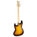 Fender Made in Japan Traditional 2025 Collection 60s Jazz Bass, Competition 3-C Sb / Aged Natural - back