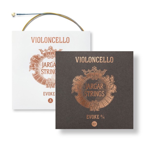 Jargar Evoke Cello String Set, 4/4, Medium