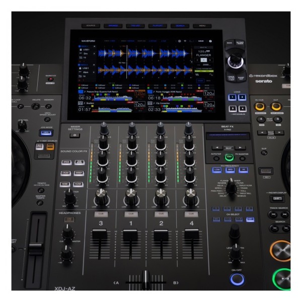 AlphaTheta XDJ-AZ All In One rekordbox DJ Controller - Top