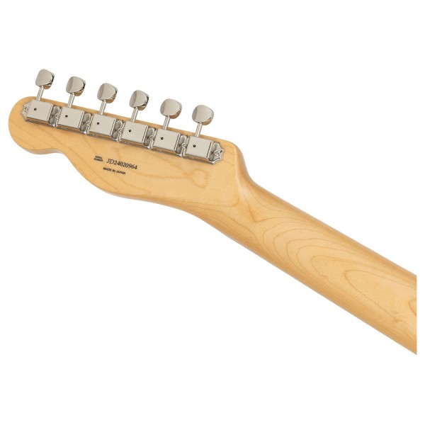 Fender Made in Japan Traditional 2025 Collection 60s Telecaster, Stardust Pink - back of headstock