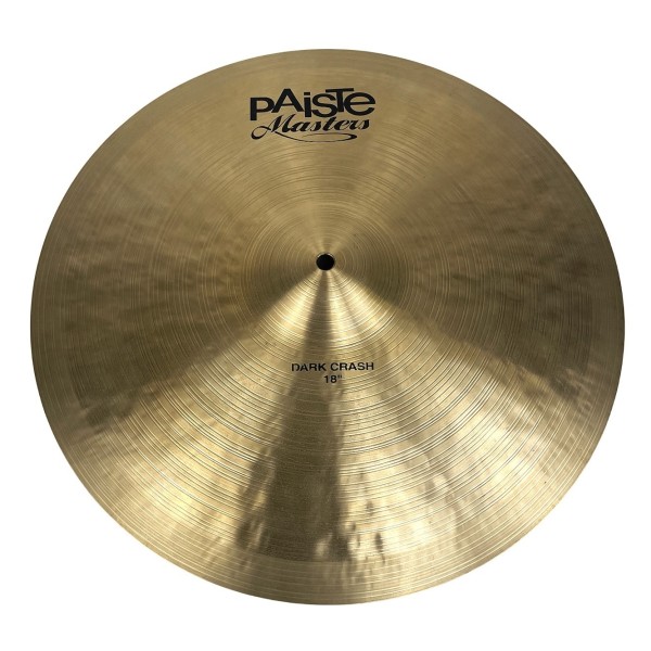 Paiste Masters Dark 18 Inch Crash Cymbal - Secondhand at Gear4music
