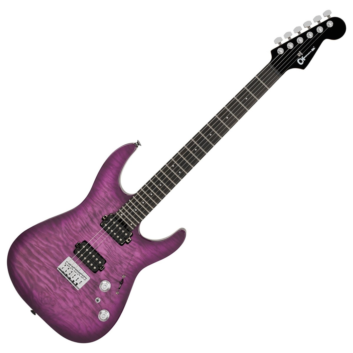 Charvel Pro-Mod Plus DK24 HH HT EB QM Violet Radiance