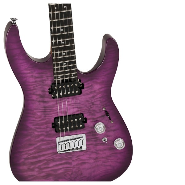Charvel Pro-Mod Plus DK24 HH HT EB QM, Violet Radiance at Gear4music
