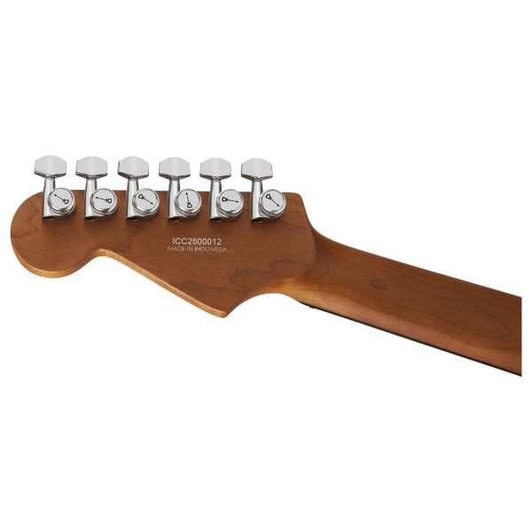 Charvel Pro-Mod Plus DK24 HH HT EB QM, Violet Radiance - back of headstock