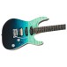 Charvel Pro-Mod Plus Dinky DK24 HSS 2PT EB QM, Blue Curaçao - body