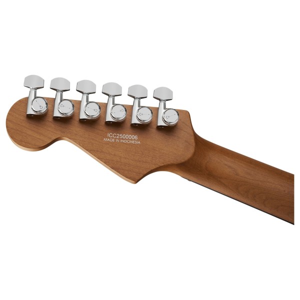 Charvel Pro-Mod Plus DK24 HH 2PT EB, Raven Black - back of headstock