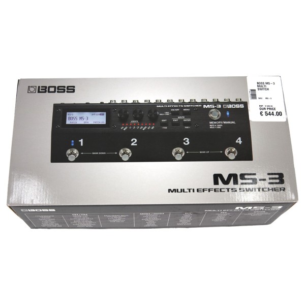 Boss MS-3 Multi Effects Switcher | Gear4music