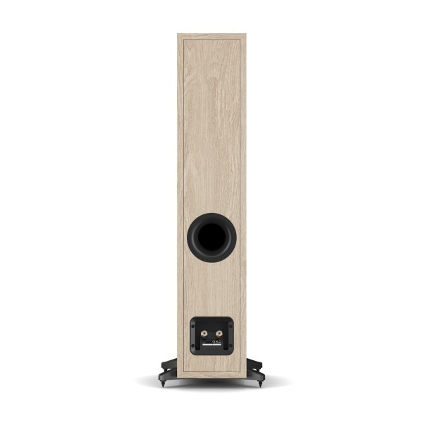 DALI Sonik 5 Floorstanding Speakers, Natural Oak rear 