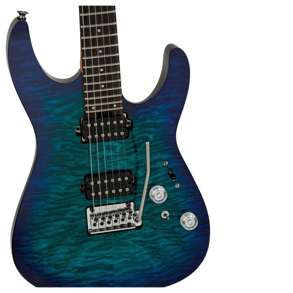 Charvel Pro-Mod Plus DK24 HH 2PT EB QM, Chlorine Burst - hardware