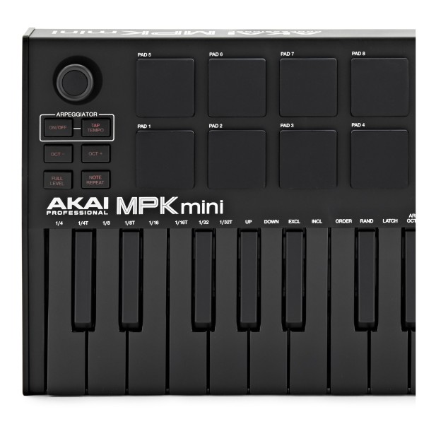 Akai Professional MPK Mini MK3 Laptop Production Keyboard, Black