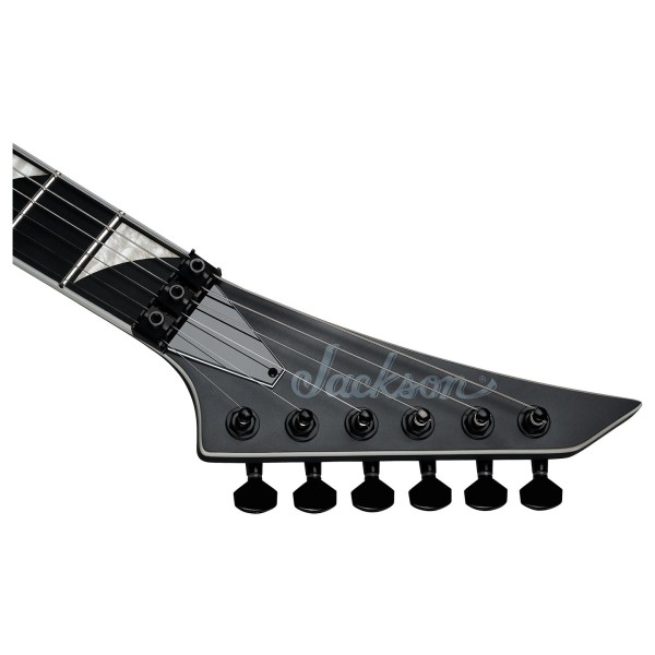 Jackson Pro Plus Pure Metal Limited Edition Soloist SL1A, Satin Black - headstock