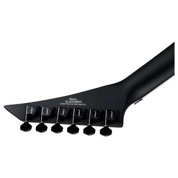 Jackson Pro Plus Pure Metal Limited Edition Soloist SL1A, Satin Black - back of headstock