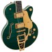 Gretsch Broadkaster Jr. LX Figured Center Block with String-Thru Bigsby & Gold Hardware, Tropic Aura - hardware