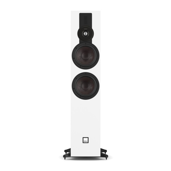 DALI Sonik 7 Floorstanding Speakers, White - front 